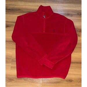 Mens Polo Ralph Lauren Quarter Zip Fleece Top Pullover Top Jacket
